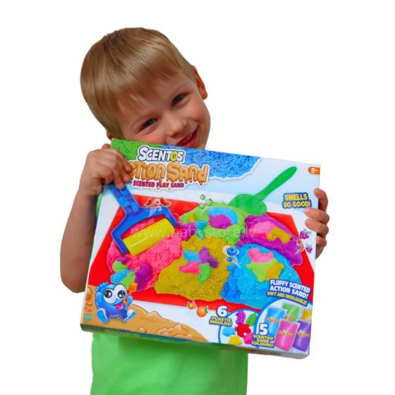 SCENTOS ST 45473 Scented Kinetic Sand - Set with Accessories