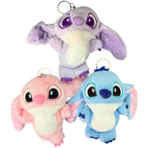 BRELOK PLUSZOWY STITCH 3 WZORY