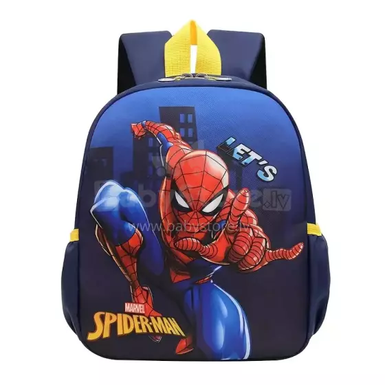 Children School Backpack Spiderman Art.258551 Deep Blue Детский рюкзак