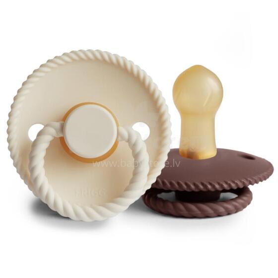 Frigg Limited Autumn Collection Latex Art.258808 Pacifier (nipple) made of 100% natural rubber 0-6 months (2 pcs.)