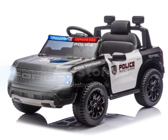 MILLY MALLY 6487 Akumulatora transportlīdzeklis Ford Ranger Policija Melns