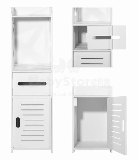 Bathroom cabinet, 80 cm, white