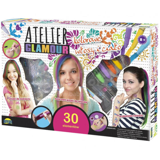 ATELIER GLAMOUR KOLOROWE WŁOSY I CIAŁO