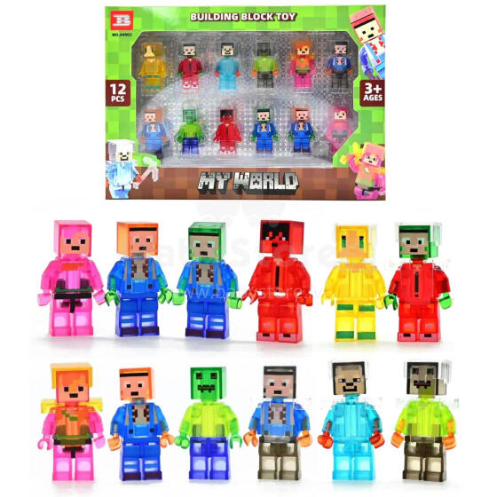 ZESTAW FIGUREK MY WORLD 12 SZTUK