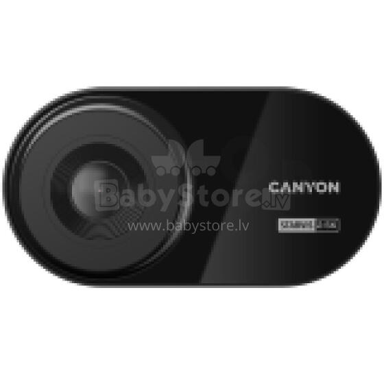 CANYON car recorder DVR25 WQHD 2.5K 1440p Wi-Fi Black