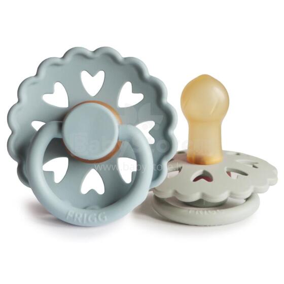 Frigg Fairytale Round Latex Art.100155 Ole Lukoie/Clumsy Hans Pacifier (nipple) made of 100% natural rubber 0-6 months (2 pcs.)