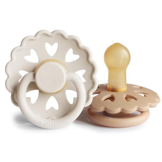 Frigg Fairytale Round Latex Art.100154 The Ugly Duckling/The Emperors New Clothes  Pacifier (nipple) made of 100% natural rubber 6-18 months (2 pcs.)