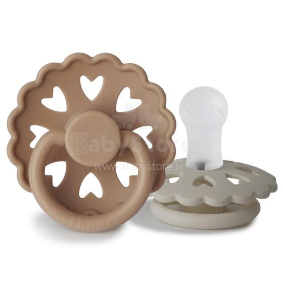 Frigg Fairytale Round Silicone Art. 100150 The Emperors New Clothes/Clumsy Hans Apaļš māneklītis (knupītis) no 100% naturāla silikona no 6-18 mēn. (2 gb.)