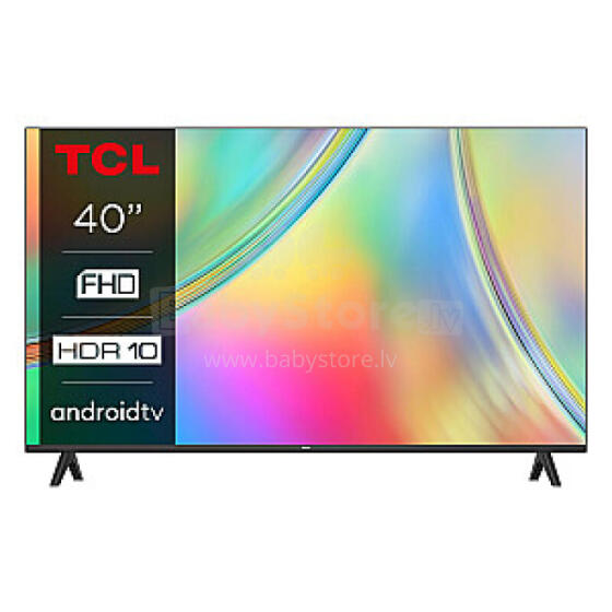 TCL S54 Series 40S5400A TV 101,6 cm (40 collas) Full HD viedtelevizors Wi-Fi melns
