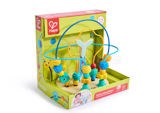 HAPE galaxy bead maze, E0525K