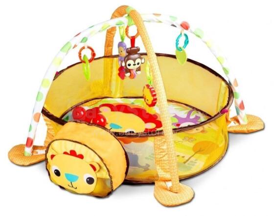 Eco Toys Baby Mat 3 in 1 Lion Art.88969 Aktivitāšu paklājiņš ar bumbām, 0 m+