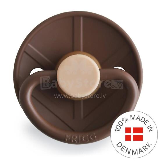 Frigg Little Viking Round Latex Art.10520 Bjorn Pacifier (nipple) made of 100% natural rubber 6-18months (1 pcs.)