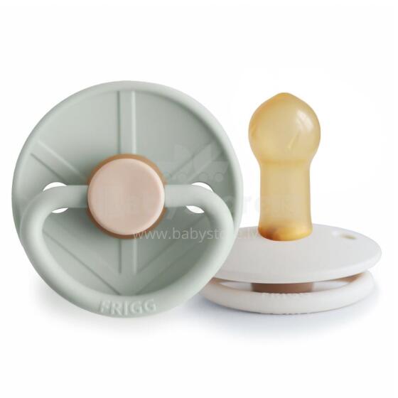 Frigg Little Viking Round Latex  Art.101546 Holger/Sigrid Пустышка(соска) из 100% натурального каучука 6-18 мес.(2 шт.)