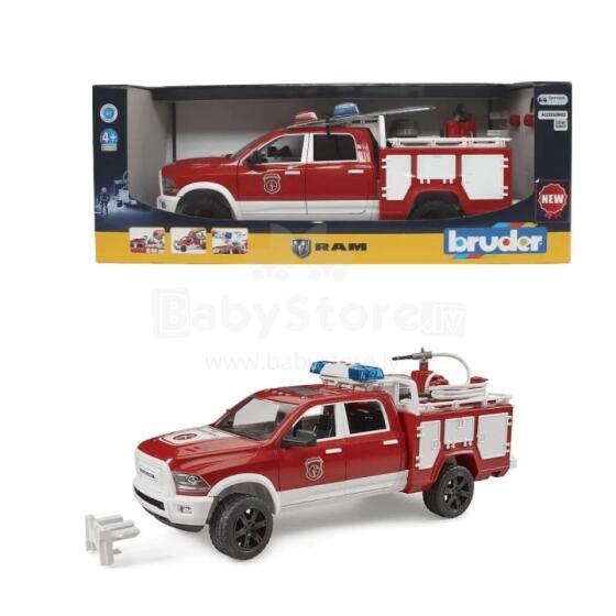 BRUDER 1:16 RAM 2500 ugunsdzēsēju mašīna ar L+S moduli, 02544