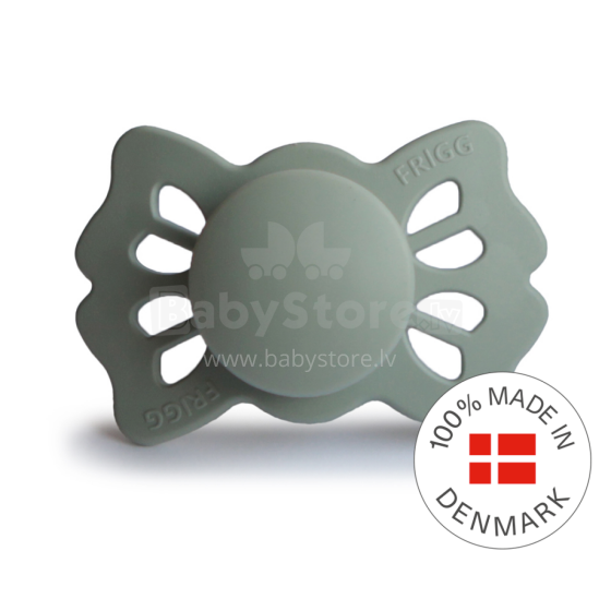 Frigg Lucky Symmetrical Silicone Pacifier  Art.10215 Sage View Пустышка(соска) из 100% натурального силикона 0-6 мес.(1 шт.)