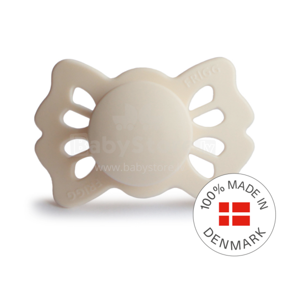 Frigg Lucky Symmetrical Silicone Pacifier  Art.10188 Cream Пустышка(соска) из 100% натурального силикона 0-6 мес.(1 шт.)