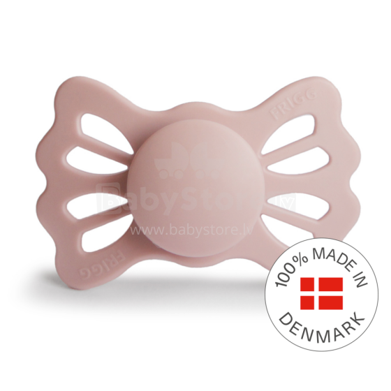 Frigg Lucky Symmetrical Silicone Pacifier  Art.10222 Blush Пустышка(соска) из 100% натурального силикона 0-6 мес.(1 шт.)