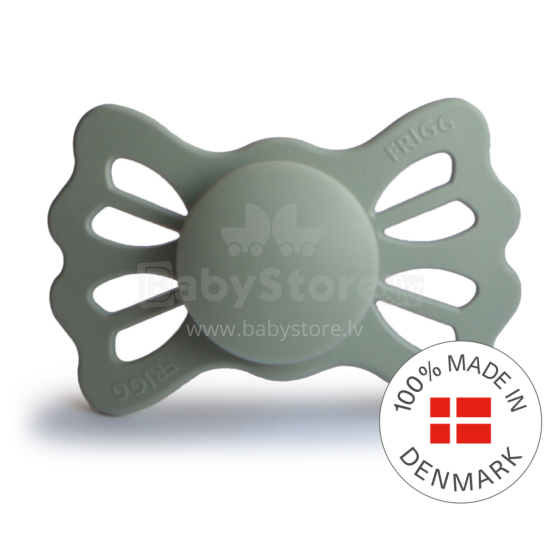 Frigg Lucky Symmetrical Silicone Pacifier  Art.10227 Sage Пустышка(соска) из 100% натурального силикона 6-18 мес.(1 шт.)