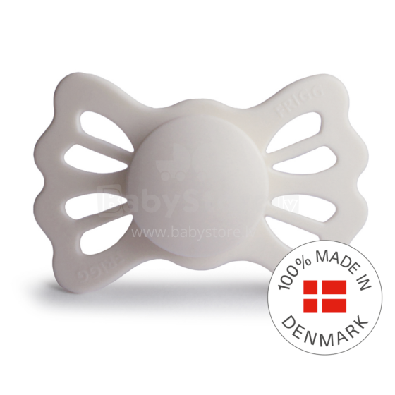 Frigg Lucky Symmetrical Silicone Pacifier  Art.10224 Silver Gray Пустышка(соска) из 100% натурального силикона 6-18 мес.(1 шт.)