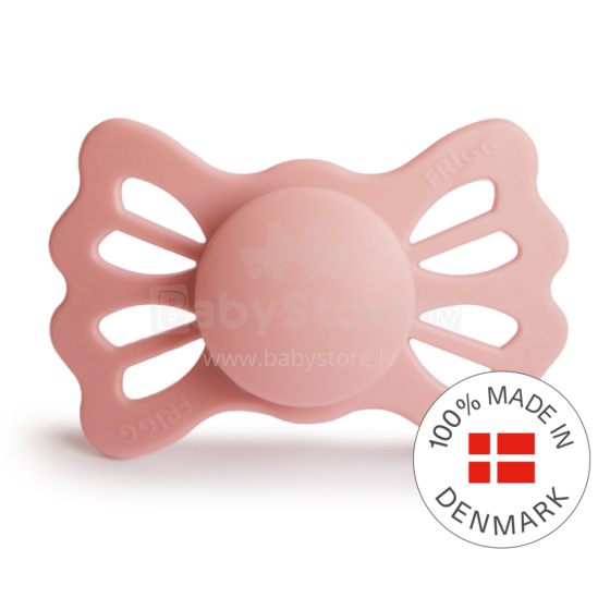 Frigg Lucky Symmetrical Silicone Pacifier  Art.10228 Pretty in Peach Пустышка(соска) из 100% натурального силикона 6-18 мес.(1 шт.)