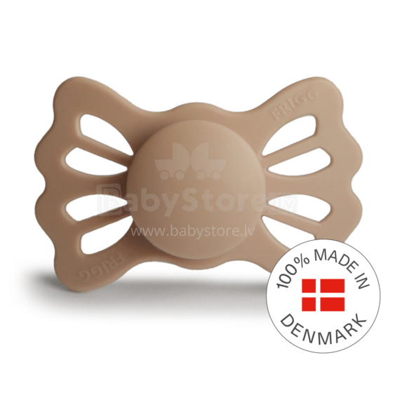 Frigg Lucky Symmetrical Silicone Pacifier  Art.10233 Silky Satin Пустышка(соска) из 100% натурального силикона 6-18 мес.(1 шт.)