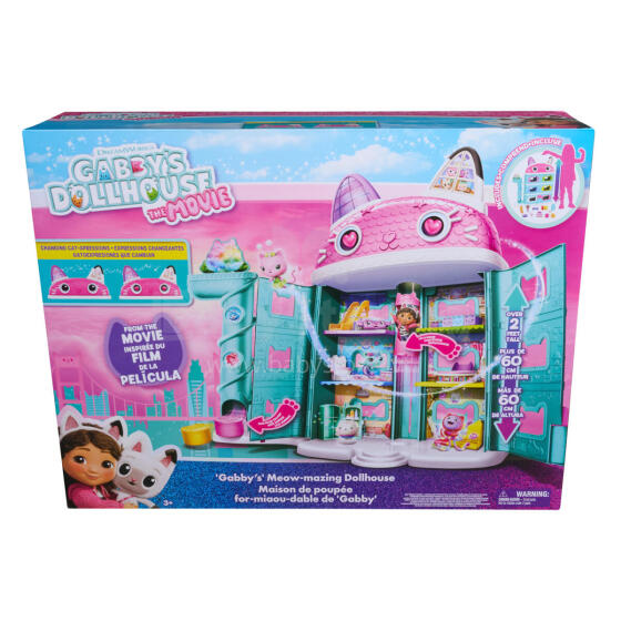 GABBY´S DOLLHOUSE Rotaļu komplekts Leļļu māja (bez skaņām)