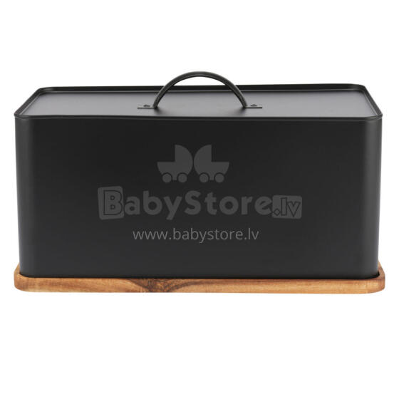 Salter BW13564EU7 Toronto Bread Bin with Chopping Board Black