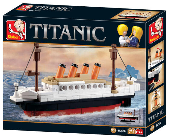 Sluban Constructor, Ship Titanic, 194 pcs