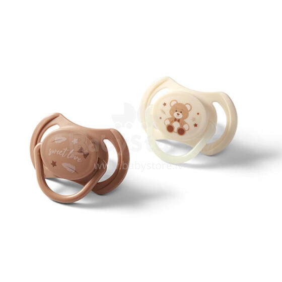 1669/01 SYMMETRICAL SILICONE PACIFIER 0-6