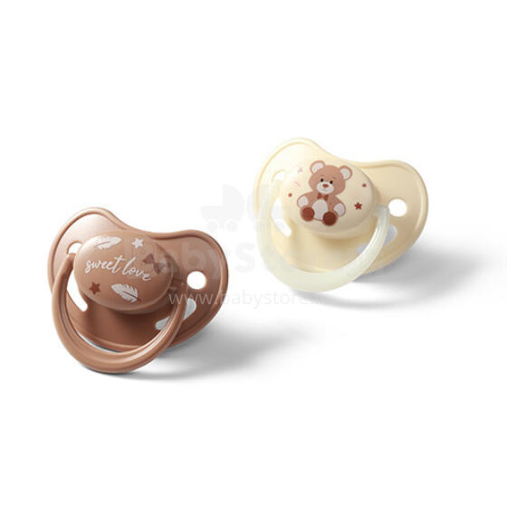 1670/01 ANATOMICAL SILICONE PACIFIER 0-6