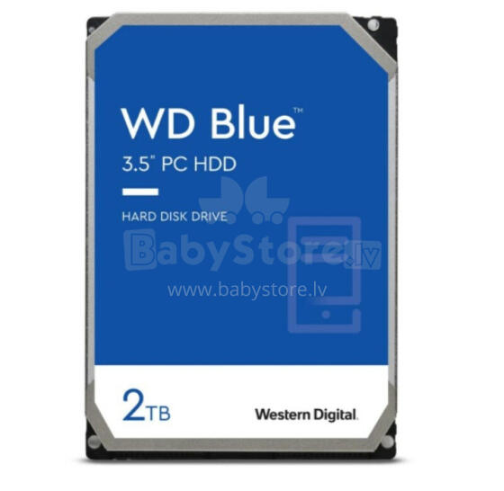 Жесткий диск WD Blue 2 ТБ 3,5 дюйма SATA WD20EARZ