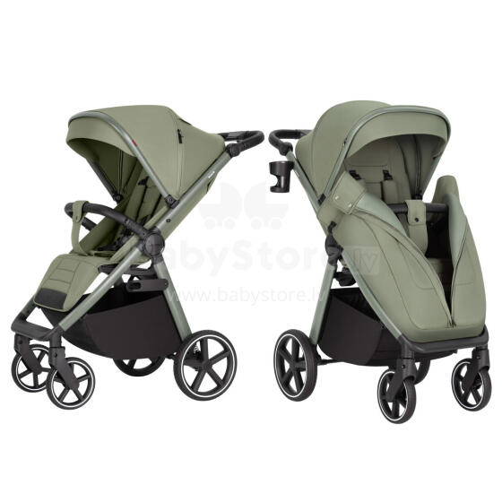 Коляска CARRELLO Bravo SL DELUXE CRL-5520 Мозаичный зеленый