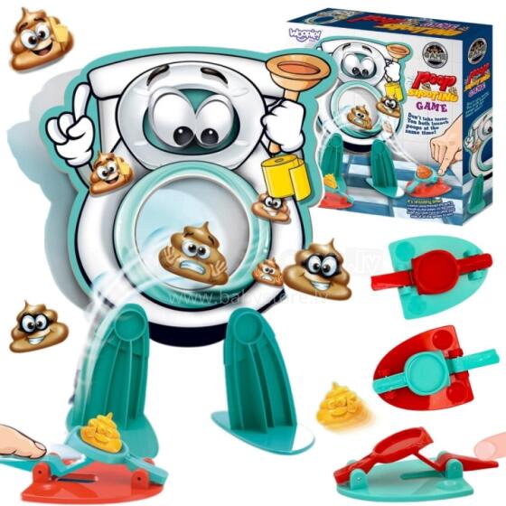 Игра на ловкость для всей семьи WOOPIE "Попадание в унитаз"