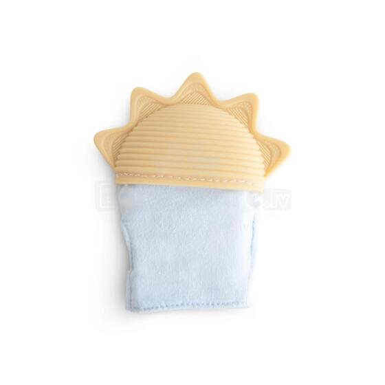 Mushie Silicone Teether Mitten Sun Art.101743 Augstākas kvalitātes - silikona grabulis (100% dabisks)