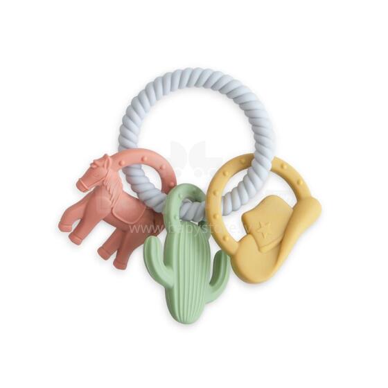 Mushie  Silicone  Teether Ring Art.102050 Силиконовая погремушка (100% натуральная)