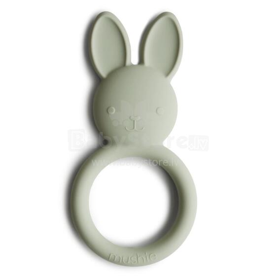 Mushie  Silicone Teether Bunny Art.2560471 Силиконовая погремушка (100% натуральная)