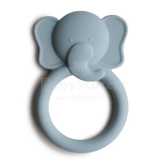 Mushie  Silicone Teether Elephant Art.2560470 Силиконовая погремушка (100% натуральная)
