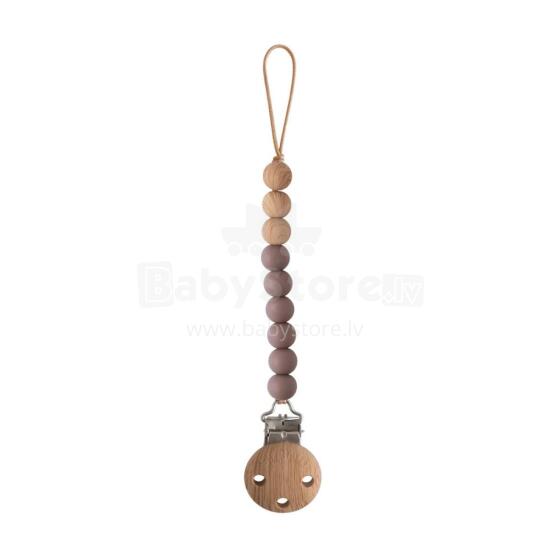 Mushie Silicone Pacifier Clip Eva Art.2090004 Māneklīša ķēde (Knupja turētājs) ar klipsi