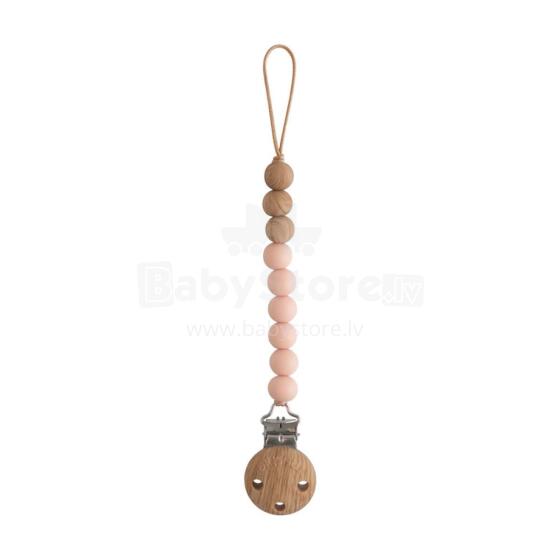 Mushie Silicone Pacifier Clip Eva Art.2090019 Blush Держатель для пустышки