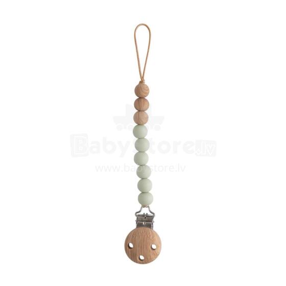 Mushie Silicone Pacifier Clip Eva Art.2090163 Sage Держатель для пустышки