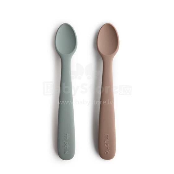 Mushie Silicone Feeding Spoon Art.2360272 Mīkstā silikona karote(2 gab.)