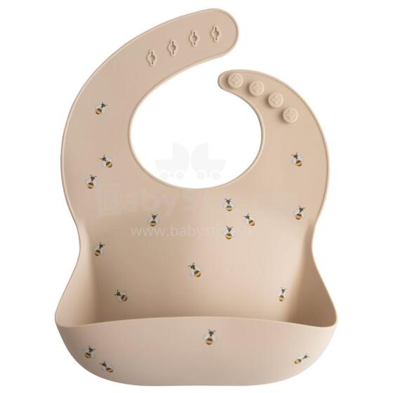 Mushie Silicone Bib Art.101498 Silikona priekšautiņš