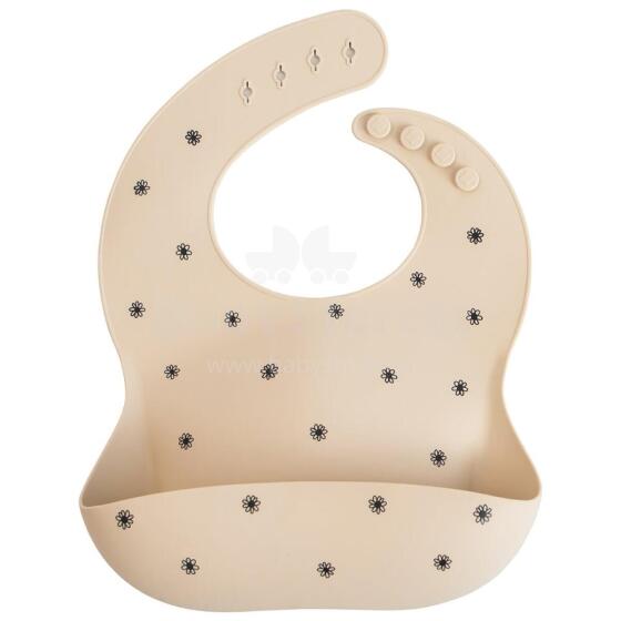 Mushie Silicone Bib Art.100224 Baby bib made of 100% high quality silicone