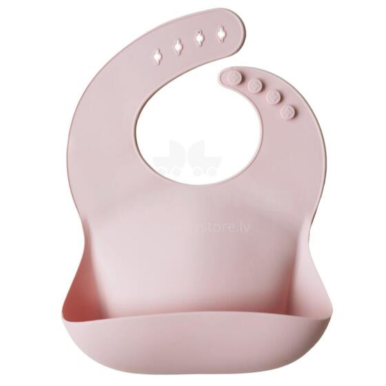 Mushie Silicone Bib Art.2500019 Blush Детский слюнявчик из 100% высококачественного силикона
