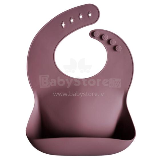 Mushie Silicone Bib Art.2500072 Cedar Детский слюнявчик из 100% высококачественного силикона