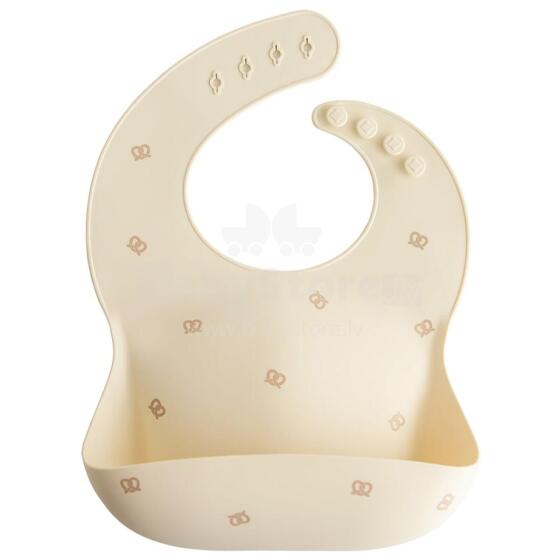 Mushie Silicone Bib Art.101736 Детский слюнявчик из 100% высококачественного силикона
