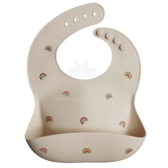 Mushie Silicone Bib Art.2500229 Детский слюнявчик из 100% высококачественного силикона