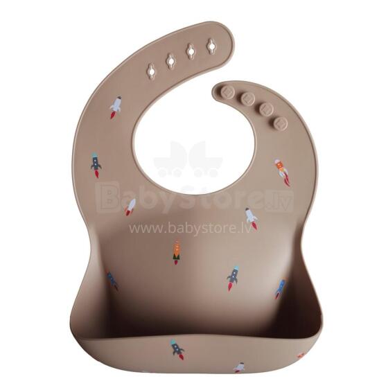 Mushie Silicone Bib Art. 2500155 Silikona priekšautiņš