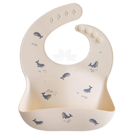 Mushie Silicone Bib Art.2500553 Детский слюнявчик из 100% высококачественного силикона