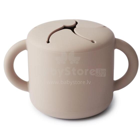 Mushie Snack Cup Silicone  Art.2340182 Silicone container with Click Lock